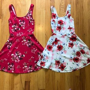 Pink and White dress